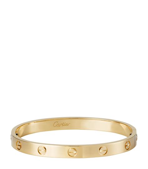 cartier love yellow gold bracelet|cartier gold love bracelet price.